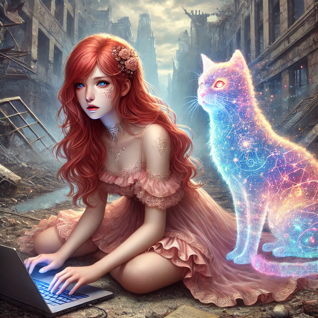 la fille paillette et le chat quantique